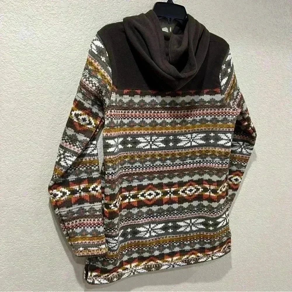 Dakota Grizzly Men’s Pullover Hoodie Sweatshirt Size Medium Hood Polyester Brown